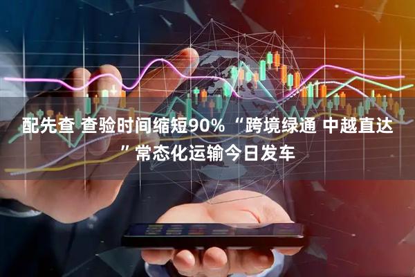 配先查 查验时间缩短90% “跨境绿通 中越直达”常态化运输今日发车