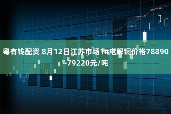 粤有钱配资 8月12日江苏市场1#电解铜价格78890~79220元/吨
